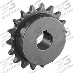 TSUBAKI Single Strand Sprocket: 50, For 5/8 in Chain Pitch, 1 in Bore Dia, 18 Teeth, Steel (MPN 50B18F-1). Key specifications — Brand: TSUBAKI.