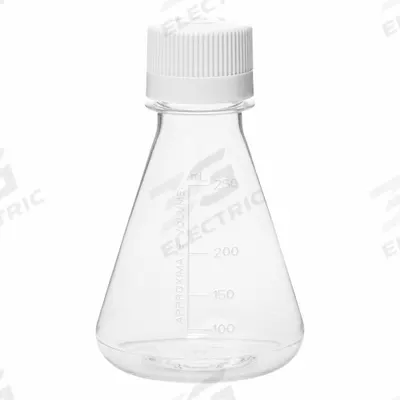 APPROVED VENDOR Plastic Flasks: Erlenmeyer, PETG, 250 mL, Sterile - Plastic Erlenmeyer Flasks