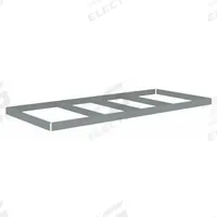 TENNSCO Shelf: 96 in x 42 in, 1,250 lb Load Capacity, Gray, Shelf (MPN ZLES-9642). Key specifications — Includes: (4) Beams; Shelf Configuration: Single Straight; Color: Gray; Frame Material: Steel; Brand: TENNSCO; Frame Finish: Zinc Plated; Product Type: Shelf.