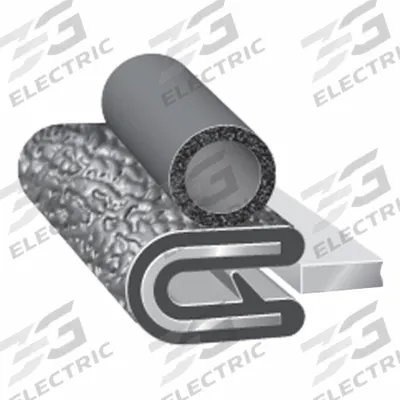TRIM LOK Trim Seal: Rounded, 25 ft Overall Lg, PVC Outer, EPDM Bulb - General Purpose A- & D-Profile Edge Trim Seals