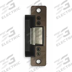ADAMS RITE Electric Door Strike: 1 1/4 in Wd, 4 7/8 in Ht, Cylindrical, Bronze (MPN 7100-540-313-00). Key specifications — Brand: ADAMS RITE; Input Voltage: 24V; Performance Duty Rating: 2 - Medium Duty; Strike Type: Cylindrical.