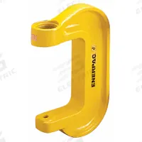 ENERPAC C-Clamp: 20 ton Capacity, For Use w/ RC251/RC2510/RC2512/RC2514/RC252/RC254/RC256/RC258 (MPN A220). Key specifications — attr1088492: A220; attr1088493: ENERPAC; attr1088496: RC254; attr1088500: Foot Mounting Holes; attr1161172: General Purpose Hydraulic Cylinder.