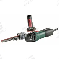 METABO Corded Band File: 3/4 in Belt Wd, 18 in Belt Lg, 270° Rotation, Variable Speed, 3,937 SFPM (MPN BFE 9-20 Set). Key specifications — attr663644: Band File; attr663651: Corded; attr663663: METABO.