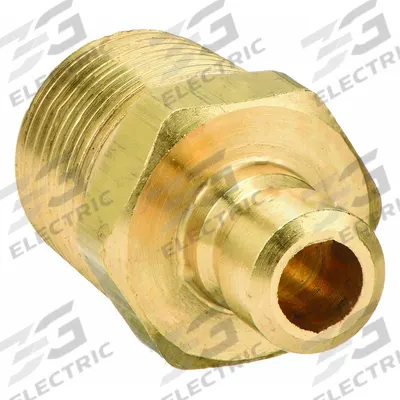 PARKER Hydraulic Quick Connect Hose Coupling: 3/8 in Coupling Size, Brass - Moldmate Series Hydraulic Quick-Connect Coupling Plugs
