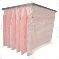 GRAINGER Pocket Air Filter: 24 in x 12 in x 22 in, MERV 13, Pink, Synthetic, 3 Pockets (MPN 6B672). Key specifications — Display Sell UOM: EA; Brand: GRAINGER; Media Material: Synthetic; Performance Rating: MERV 13.