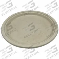 APPROVED VENDOR Disposable Fiber Plate: Ivory, Heavy-Wt, 10 in Disposable Plate Size, 500 PK (MPN EPL-10-PF). Key specifications — Shape: Round; Coating/Lining: Uncoated/Unlined; Material: Fiber; Microwave Safe: Yes; Pattern: Patternless; Product Type: Dinner Plate; Brand: APPROVED VENDOR.