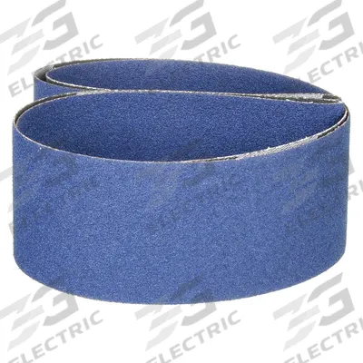 NORTON Sanding Belt: 3 1/2 in W x 15 1/2 in L, Zirconia Alumina, 80 Grit - High-Performance Sanding Belts for All Metals