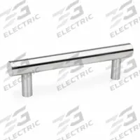 JW WINCO Pull Handle: Threaded Holes, Stainless Steel, Silver, 16 in Mounting Hole Center to Center (MPN 666.5-1.18-5/16X18-16.00-E). Key specifications — Screw Size: 5/16"-18; Brand: JW WINCO; Color: Silver.