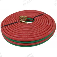 Twin Line Welding Hose: 1/4 in Hose Inside Dia., Green/Red, BB x BB, 50 ft Hose Lg (MPN TWR-04-050BB). Key specifications — Hose Color: Green; Fitting Type: BB x BB; Brand: CONTINENTAL.