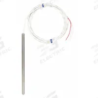 TEMPCO Temperature Probe: 0°F to 900°F /-18°C to 482°C, ±0.3°C/0.12 ohm @ 0°C, 6 in Probe Lg (MPN RTD00577). Key specifications — Cable Length: 6 ft; Brand: TEMPCO; Accuracy: ±0.3 °C/0.12 ohm @ 0 °C.