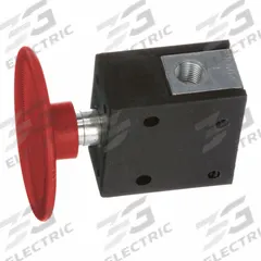 ARO Manual Air Control Valve: 460, Two-Way / Two-Position, Button, Red, 7.5 scfm Flow Rate - Max (MPN 460-2). Key specifications — attr1092903: Red; attr1086905: Spring Return; attr1086907: 460; attr1086914: Normally Open/Normally Closed; attr1086904: Manual Air Control Valve; attr1086871: 460-2.