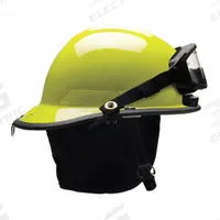 BULLARD Fire Helmet: Lime, Modern Rear Brim, Chin Strap, 6-Point Sure-Lock(R) Ratchet (MPN PXSLYTLGIZ2). Key specifications — Color: Lime; Chin Strap: Yes; Brand: BULLARD; Style: Modern Rear Brim; Suspension: 6-Point Sure-Lock(R) Ratchet.
