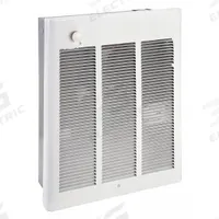 QMARK Recessed Electric Wall-Mount Heater: 3000 W/4000 W, 240/277V AC, Single Phase, White (MPN CWH3407F). Key specifications — Grille Color: White; Programming Capability: Non-Programmable; Wattage Output: 3000 W/4000 W; Voltage, Phase: 240/277V AC, 1-phase; Rough-In Dimensions - H x W x D: 18-1/4 in x 14-5/16 in x 3-7/8 in; Nominal Voltage - HVAC: 240V AC; Brand: QMARK; Phase: Single.