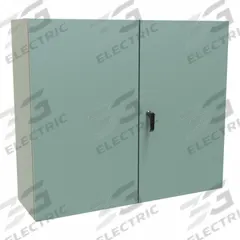 HAMMOND Electrical Enclosure: Steel, 36 in x 42 in x 12 in, NEMA 12/3R, Solid Cover, Hinged (MPN EN4TD364212GY). Key specifications — Brand: HAMMOND; Closure Method: Keyed Handle; Knockouts: Not Included.