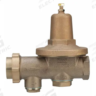 WILKINS Water Pressure Reducing Valve: FNPT x FNPT, 2 in Pipe Size, Cast Bronze - Standard Capacity Water Pressure Regulators