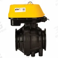 BANJO Electrically Actuated Two-Way Ball Valve: 3 in Nominal Valve Size, 12V DC, One-Piece, PTFE, 6P (MPN MEVX300). Key specifications — Actuator Features: Position Indicator; Brand: BANJO; Included Mounting: Base Pad.