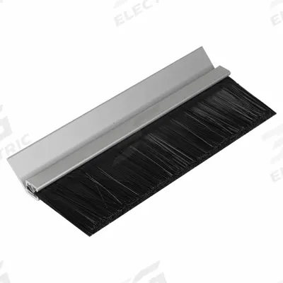 AMERICAN GARAGE DOOR SUPPLY Brush Seal: 45° Angle, Nylon, 1 1/2 in Brush Lg - Material Handling