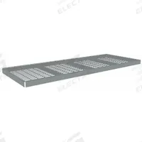 TENNSCO Shelf: 96 in x 36 in, 1,250 lb Load Capacity, Steel, 5 ga Decking, Gray, Shelf (MPN ZLES-9636W). Key specifications — Decking Material: Steel; Includes: (4) Angle Beams; Decking Finish: Zinc Plated; Shelf Configuration: Single Straight; Color: Gray; Frame Material: Steel; Brand: TENNSCO; Frame Finish: Zinc Plated.