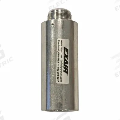 EXAIR Exhaust Muffler: 40 scfm, 15 dBA NRR, 0 psi Max Op Pressure - Vortex Tube Exhaust Mufflers