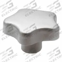 JW WINCO Hand Knobs; Star Knobs: 5 Point, Stainless Steel, 1/2"-13 Thread, 0.87 in Thread Lg (MPN 5334-60-1/2X13-E). Key specifications — Brand: JW WINCO.