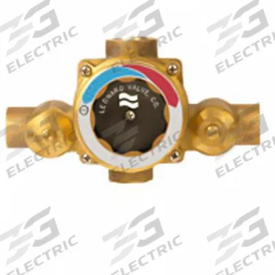 LEONARD VALVE Thermostatic Mixing Valve: 3/4 in Inlet Connection Size - Point-of-Use Mixing Valves