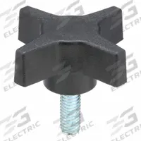 INNOVATIVE COMPONENTS Hand Knob: 4 Point, Plastic w/ Steel Thread, 3/8"-16 Thread, 2.46 in Dia (MPN GN6C10004P7--21). Key specifications — Brand: INNOVATIVE COMPONENTS.