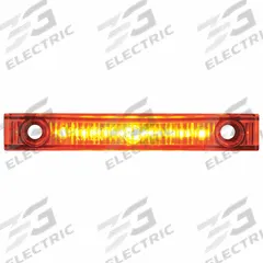 MAXXIMA Clearance Marker Light: Clearance Light, LED, Rectangular, Surface Mount, Amber, Hole/Panel (MPN M20341Y). Key specifications — Lens Color: Amber; Brand: MAXXIMA; Electrical Connection: Lead Connector; Lighting Technology: LED; Mount Type: Hole; SAE Lens Code: PC.