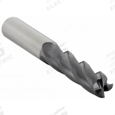 OSG Square End Mill: Carbide, TiAlN Coated, 4 Flute, 1" Mill Dia, 2" LOC - Fast-Cutting Carbide Square End Mills for Stainless Steel & Super Alloys