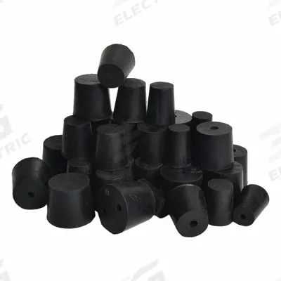 UNITED SCIENTIFIC SUPPLIES Stopper: Rubber, 5 1/2 Stopper Size, 24 mm Bottom Dia, 28 mm Top Dia, 25 mm Overall Ht - Rubber Stoppers