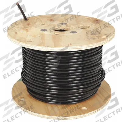 SOUTHWIRE Building Wire: Copper, 3/0 AWG, 1 Conductors, Stranded, Black, 500 ft Lg - Copper THHN/THWN Building Wires