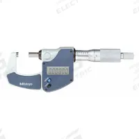 MITUTOYO Digital Outside Micrometer: 0 in to 1 in /0 mm to 25.4 mm, Inch/Metric, IP65 (MPN 293-832-32). Key specifications — attr1182744: 0.00005 in/0.001 mm; attr1182751: Certificate of Inspection; attr1182776: IP65; attr1182741: MITUTOYO; attr1182743: +/- 0.00005 in; attr1182759: Yes.