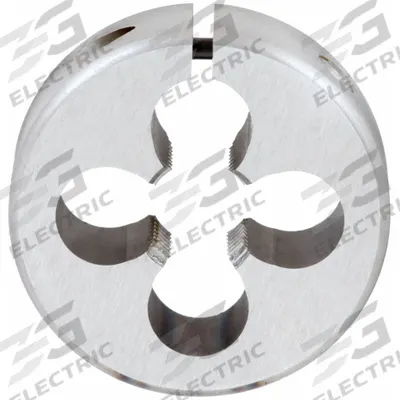 OSG Round Threading Die: M18x2.5 Metric, 50 mm OD, Adj, High Speed Steel (MPN 46239) - Adjustable Round Threading Dies