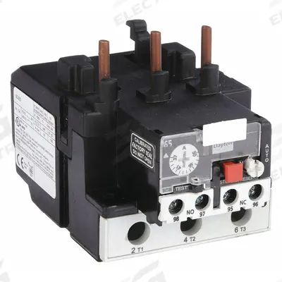 Dayton Overload Relay: Thermal Protection, 3 Poles, 1NO/1NC, Phase Loss Sensitivity - IEC Thermal Overload Relays