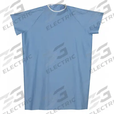 DMI Patient Protector: Blue, Snap Closure, Cotton/Polyester (MPN 532-8030-0139) - Furnishings, Appliances and Hospitality