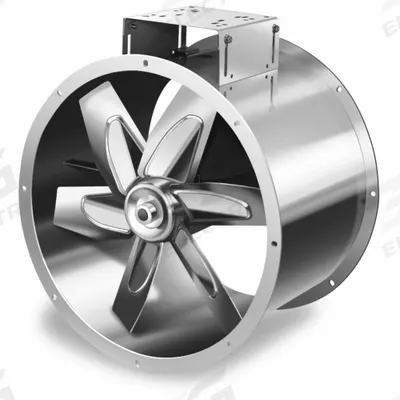 Dayton Tubeaxial Fan: Corrosive Vapor, 30 in Blade, 62 sones Max Noise Level @ 5 Feet - Corrosive Vapor Belt-Drive Fans without Drive