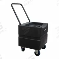 XPOWER Reservoir Tank: Polyethylene, 9.2 gal Tank Capacity, 6 5/16 in x 3 9/16 in x 6 1/2 in, 857AF2 (MPN WT-35). Key specifications — Includes: Caster; For Use with: 857AF2; Material: Polyethylene; Manufacturer Part Number: WT-35; Brand: XPOWER; Color: Black.