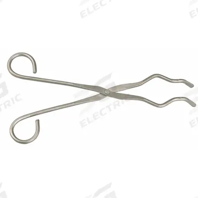 APPROVED VENDOR Crucible Tongs: 9 in Overall Lg, Stainless Steel, Cadmium Plated Steel - Tongs for Crucibles