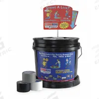 Roof Repair Tape: 2 in W, 4 ft L, 60 mil Thick, Gray, For All Materials Except Silicone (MPN DS-2-4R). Key specifications — UV Protected Material: Yes; Color: Gray; Brand: ETERNABOND; Compatible Surface Material: All Materials Except Silicone; Material: MicroSealing Technology.