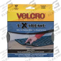 VELCRO BRAND Hook-and-Loop Fastener: Roll, Gray, Hook-and-Loop, 1 in Overall Wd, 10 ft Overall Lg (MPN 91365). Key specifications — attr1054848: VELCRO BRAND; attr1054860: Polyester.