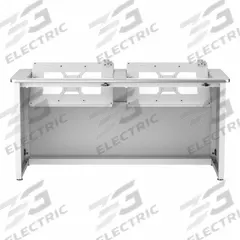 VERSADESK Computer Desk: Metal, White, 0 Drawers, 60 in Overall Wd, 29 in Overall Ht, White Frame (MPN RSD6024-WW). Key specifications — Desktop Material: Metal; Includes Modesty Panel: Yes; Kit Product Type: Computer Desk; Desktop Color: White; Brand: VERSADESK; Frame Color: White; Frame Material: Steel; Product Type: Computer Desk.