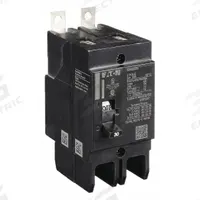 EATON Miniature Circuit Breaker: 30 A, 277/480V AC, Single Phase, 14kA at 277/480V AC, 2 Poles, Std (MPN GHB2030). Key specifications — attr195951: 30 A; attr195952: 277/480V AC; attr195953: Single; attr195954: 14kA at 277/480V AC; attr195958: Standard; attr195955: Eaton Powerline Panelboards; attr211136: EATON.