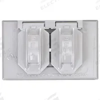 BELL Weatherproof Cover: Aluminum, Outdoor Receptacles, 1 Gangs, 3 in Overall Ht, 3R, Gray (MPN 5180-0). Key specifications — Brand: BELL; Color: Gray; Compatible with Product Type: Outdoor Receptacles; Mounting Orientation: Horizontal.