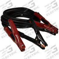ASSOCIATED EQUIP Booster Cable: Crimped, 1/0 AWG, Std Jaw, 15 ft Cable Lg, Black, Copper (MPN 6162). Key specifications — Cable Connection Type: Crimped; Cable Wire Gauge: 1/0 AWG; Jaw Type: Standard Jaw; Cable Jacket Color: Black; Cable Wire Material: Copper; Brand: ASSOCIATED EQUIP.