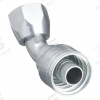 AEROQUIP Hydraulic Crimp Fitting: Steel x Steel, 45° Elbow, -4 For Hose Dash Size, JIC x Crimp (MPN 1AA5FJA4). Key specifications — Fitting Gender: Female x Genderless; Fitting Connection Type: JIC x Crimp; Thread Size: 1/2"-20; For Hose Dash Size: -4; Brand: AEROQUIP.