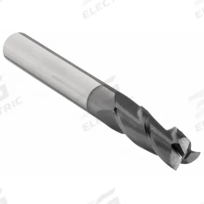 CLEVELAND Square End Mill: Carbide, TiAlN Coated, 4 Flute, 13/32" Mill Dia, 7/8" LOC - General Purpose Carbide Square End Mills