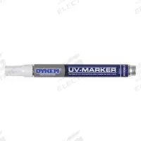 DYKEM Ink Industrial Marker: 1/2 in Tip Wd, Bullet, Clear, Valve Actuation Style, Point (MPN 91195). Key specifications — attr1270572: Plastic; attr1270597: Bullet; attr1270599: 45 sec to 1 min; attr1270608: DYKEM.