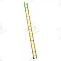 LOUISVILLE LADDER Straight Ladder: 16 ft Ladder Size, Fiberglass, 375 lb Load Capacity, 34 lb Wt (MPN FE8916). Key specifications — Color: Green; Brand: LOUISVILLE LADDER; Included Features: Side Rail Bumpers; Shoe Type: Slip-Resistant.