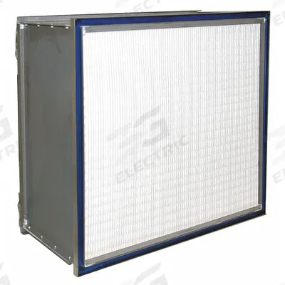 GRAINGER Air Filter: 24 in x 24 in x 12 in, 99.97% Filter Efficiency - 99.97% True HEPA Air Filters