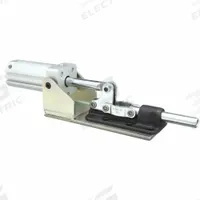 DE-STA-CO Pneumatic Swing and Toggle Clamp: 800 lbf Capacity (MPN 830). Key specifications — Movement Direction: Straight; Plunger Thread: 3/8"-16; Brand: DE-STA-CO.