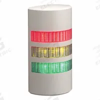 PATLITE LED Signal Tower: 3 Tier, No Sounder Tier, IP65, Amber/Green/Red, Direct Wire, Wire Leads (MPN WEP-302-RYG). Key specifications — Manufacturer Part Number: WEP-302-RYG; Brand: PATLITE; Operating Voltage: 24V AC/DC; Light Tier Color: Amber.